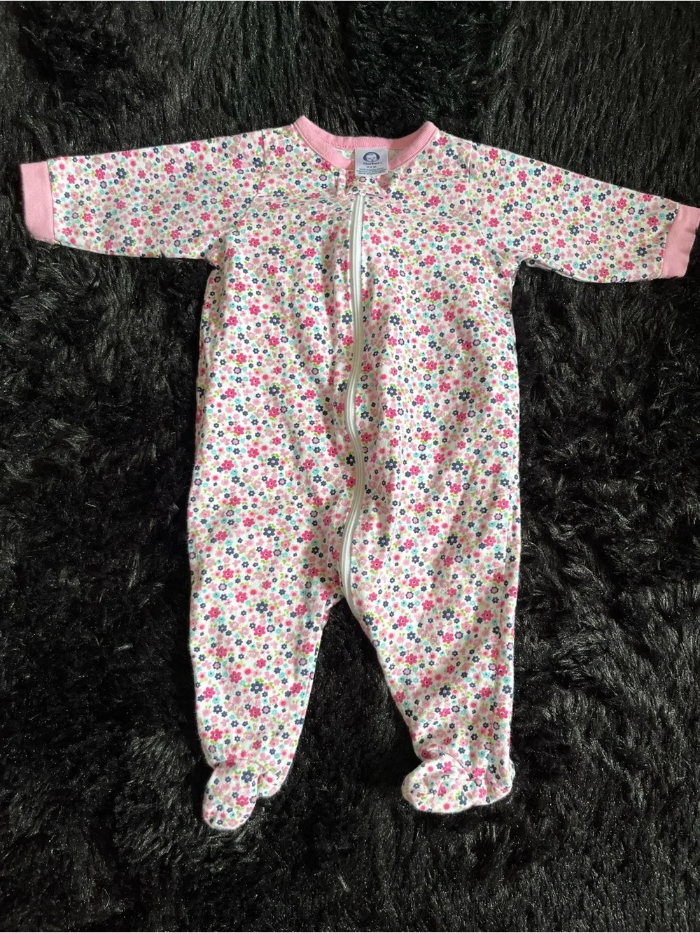 COTTON 0-3 MO Girl PINK FLORAL 7 Piece Bundle. Live Show Listing. $10 starts.